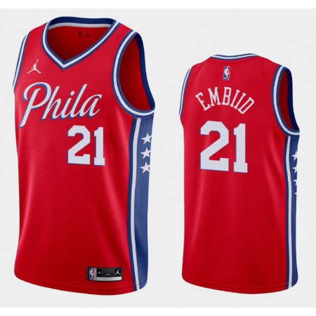 NBA Mænd Trøje Philadelphia 76ers Joel Embiid 21 2020-21 Jordan Brand Statement Edition Swingman NBA Mænd Trøje Philadelphia 76ers Joel Embiid 21 2020-21 Jordan Brand Statement Edition Swingman